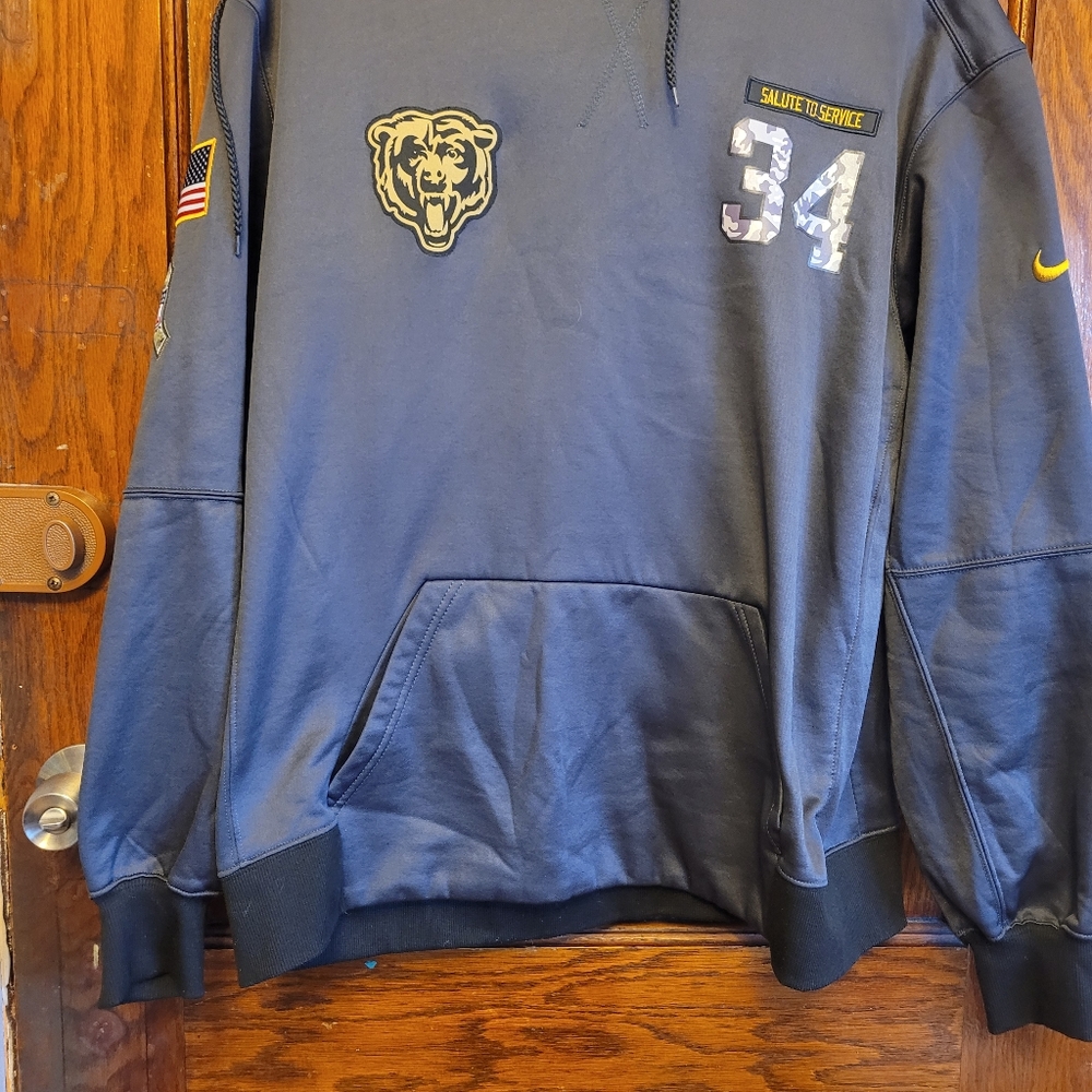 Mens Walter Payton Salute to Service Hoodie